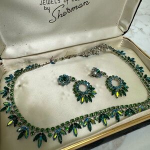 Vintage Sherman necklace and earrings